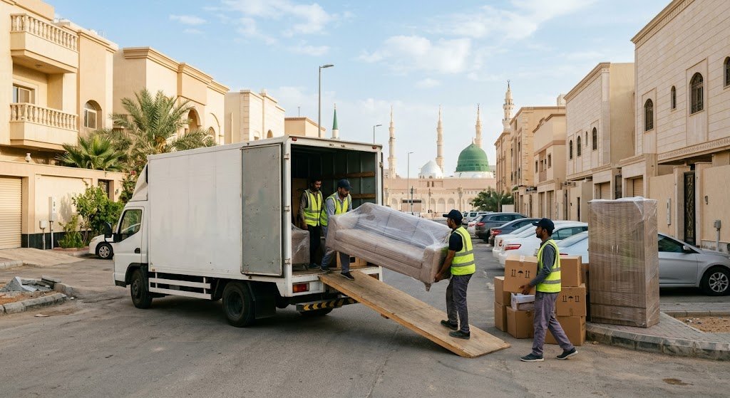 شركة نقل عفش حي الموطاء بالقصيم مع الفك والتغليف