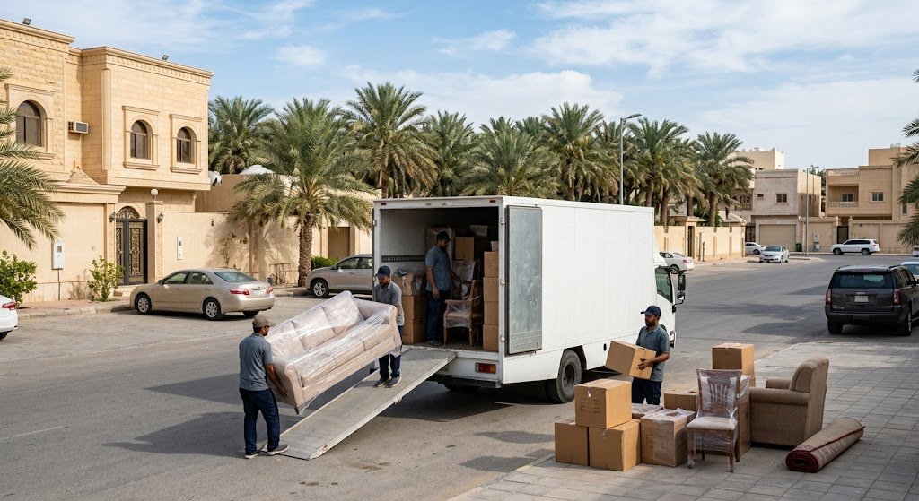 أفضل خدمات نقل عفش بالبكيرية القصيم شاملة الفك والتغليف المضمون
